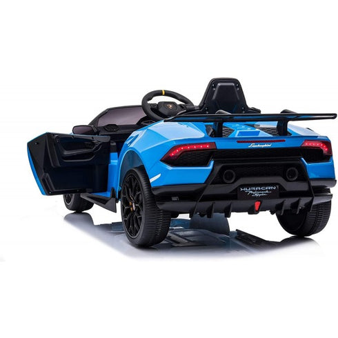 Licensed Lamborghini Huracan Performante Children's Battery Operated 12V Ride on car - Blue