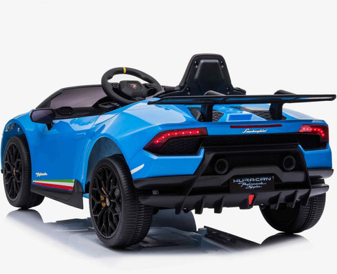 Licensed Lamborghini Huracan Performante Children's Battery Operated 12V Ride on car - Blue