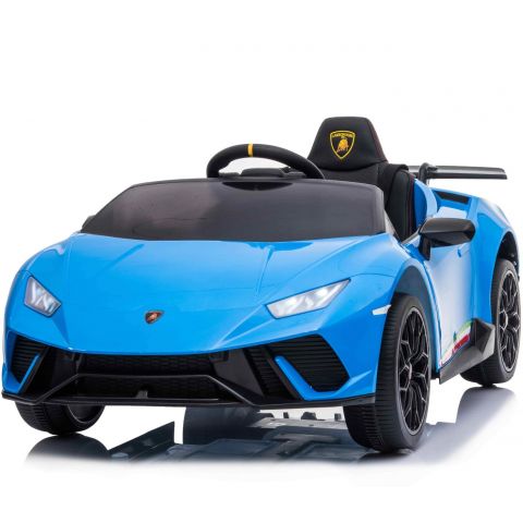 Licensed Lamborghini Huracan Performante Children's Battery Operated 12V Ride on car - Blue