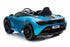 Licensed McLaren 720S Spider 12V Battery Electric Ride On Car Metallic Belize Blue
