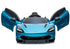 Licensed McLaren 720S Spider 12V Battery Electric Ride On Car Metallic Belize Blue