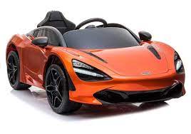 Licensed McLaren 720S Spider 12V Battery Electric Ride On Car- Metallic Orange