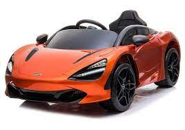 Licensed McLaren 720S Spider 12V Battery Electric Ride On Car- Metallic Orange
