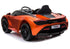 Licensed McLaren 720S Spider 12V Battery Electric Ride On Car- Metallic Orange