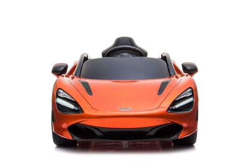 Licensed McLaren 720S Spider 12V Battery Electric Ride On Car- Metallic Orange
