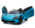 Licensed McLaren 720S Spider 12V Battery Electric Ride On Car Metallic Belize Blue