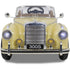 Mercedes Benz BEIGE 300S (W188) Licensed Kids Electric Ride On Car with Leather Seat, EVA wheels, Remote Control LED Lights and MP3- Beige