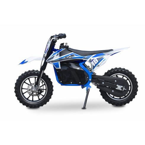 Kids Electric Dirt Bike 800W 36V  Neo Outlaw mini motorbike - Blue