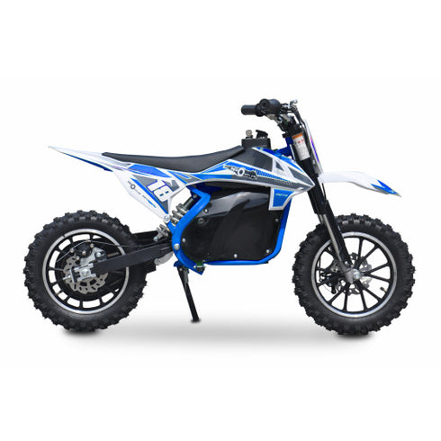 Kids Electric Dirt Bike 800W 36V  Neo Outlaw mini motorbike - Blue