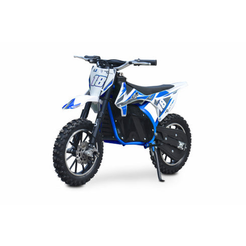 Kids Electric Dirt Bike 800W 36V  Neo Outlaw mini motorbike - Blue