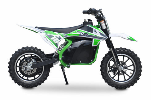 Kids Electric Dirt Bike 800W 36V  Neo Outlaw mini motorbike - Green