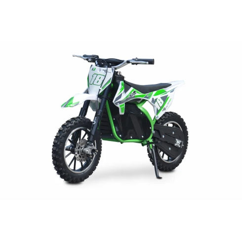 Kids Electric Dirt Bike 800W 36V  Neo Outlaw mini motorbike - Green