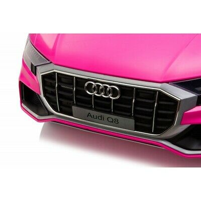 Licensed 12V Audi Q8 Children's Battery Operated 12v Ride on SUV - PINK