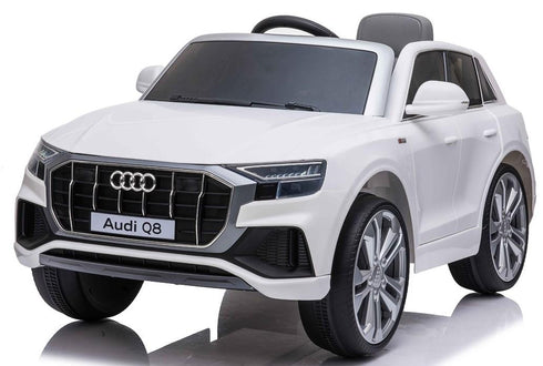 Licensed 12V Audi Q8 Children's Battery Operated 12v Ride on SUV - white