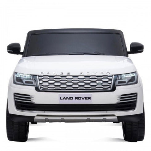 Licensed 24V Range Rover Vogue HSE 2 Seater Ride On Jeep with parental control and fitted screen - White