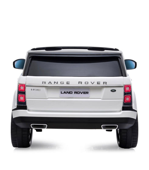 Licensed 24V Range Rover Vogue HSE 2 Seater Ride On Jeep with parental control and fitted screen - White