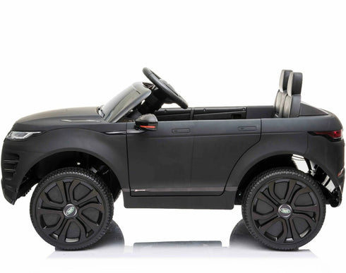 Licensed Range Rover Evoque childrens electric ride on car with parental control - Matte Black