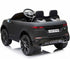 Licensed Range Rover Evoque childrens electric ride on car with parental control - Matte Black