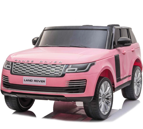 Licensed Range Rover Vogue HSE 2 Seater Ride On Jeep with parental control and fitted screen - Pink