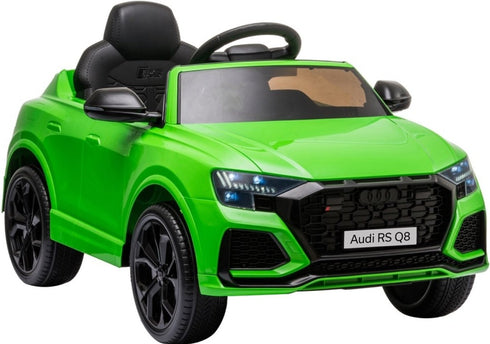 LICENSED 12V AUDI RS Q8 KIDS RIDE ON SUV GREEN