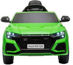 LICENSED 12V AUDI RS Q8 KIDS RIDE ON SUV GREEN