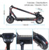M12 Folding Electric Scooter 250w - Black/Red