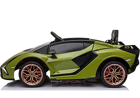 Licensed Lamborghini Sian childrens electric ride on car with MP4 Screen and parental control