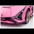 Licensed Lamborghini Sian childrens electric ride on car with parental control - Pink