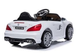 Mercedes benz SL63 Childrens electric ride on car- white