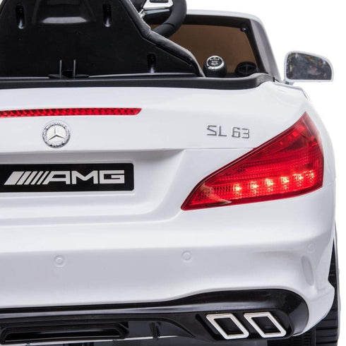 Mercedes benz SL63 Childrens electric ride on car- white