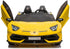 24V XL 2-SEATER DRIFT MODE LICENSED LAMBORGHINI SVJ KIDS ELECTRIC RIDE ON CAR - Yellow