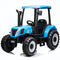Licensed New Holland T7 Tractor Kids Electric Ride On Tractor 24V - Blue