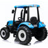 Licensed New Holland T7 Tractor Kids Electric Ride On Tractor 24V - Blue