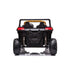 Kids Ride on 24v ATV Large Size 2 Seater Ride On Buggy with Leather Seats Eva Rubber Wheels and MP4 TV