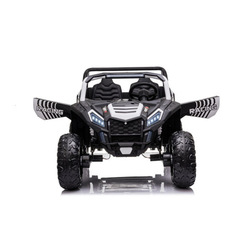 Kids Ride on 24v ATV Large Size 2 Seater Ride On Buggy with Leather Seats Eva Rubber Wheels and MP4 TV