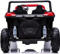 Kids Ride on 24v ATV Large Size 2 Seater Ride On Buggy with Leather Seats Eva Rubber Wheels and MP4 TV
