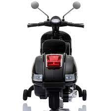 Licensed Children's Vespa 12V Ride On Electric Bike - Black