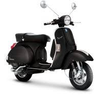 Licensed Children's Vespa 12V Ride On Electric Bike - Black