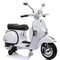 Licensed Children's Vespa 12V Ride On Electric Bike - White