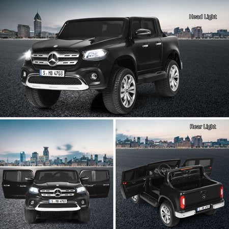 Kids Licensed Mercedes X Class Pickup 24v 4WD Electric / Battery Ride on Car Jeep Black