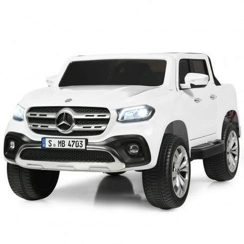 Kids Licensed Mercedes X Class Pickup  24v 4WD Electric / Battery Ride on Car Jeep- White