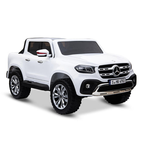Kids Licensed Mercedes X Class Pickup  24v 4WD Electric / Battery Ride on Car Jeep- White