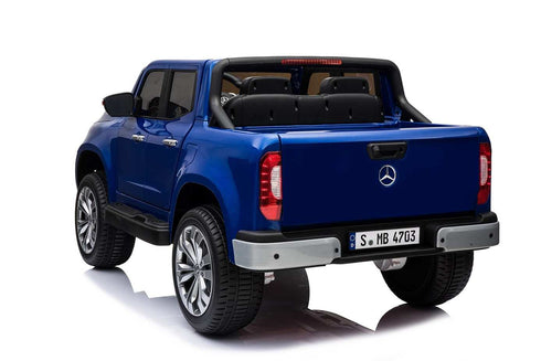 Kids Licensed Mercedes X Class Pickup 24v 4WD Electric / Battery Ride on Car Jeep- Blue