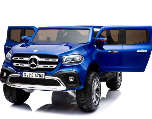 Kids Licensed Mercedes X Class Pickup 24v 4WD Electric / Battery Ride on Car Jeep- Blue