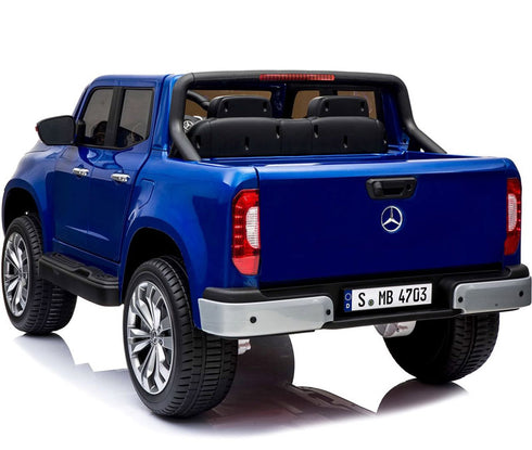 Kids Licensed Mercedes X Class Pickup 24v 4WD Electric / Battery Ride on Car Jeep- Blue