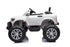 New Mercedes monster truck 24v 4wd mp4 kids ride on car - White