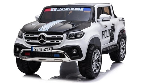 Licensed Mercedes X Class pick up Kids Police car